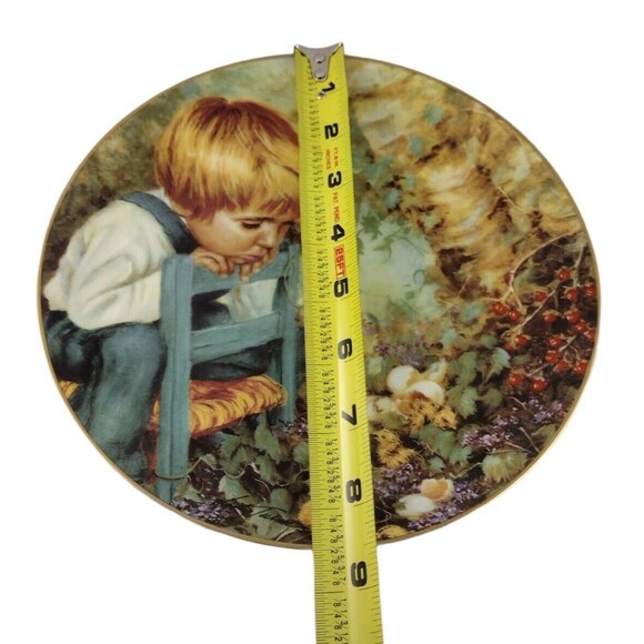 Vintage 1982 MICHAEL'S MIRACLE Stratford Collectors Plate Nancy Turner #1354 - Picture 3 of 3